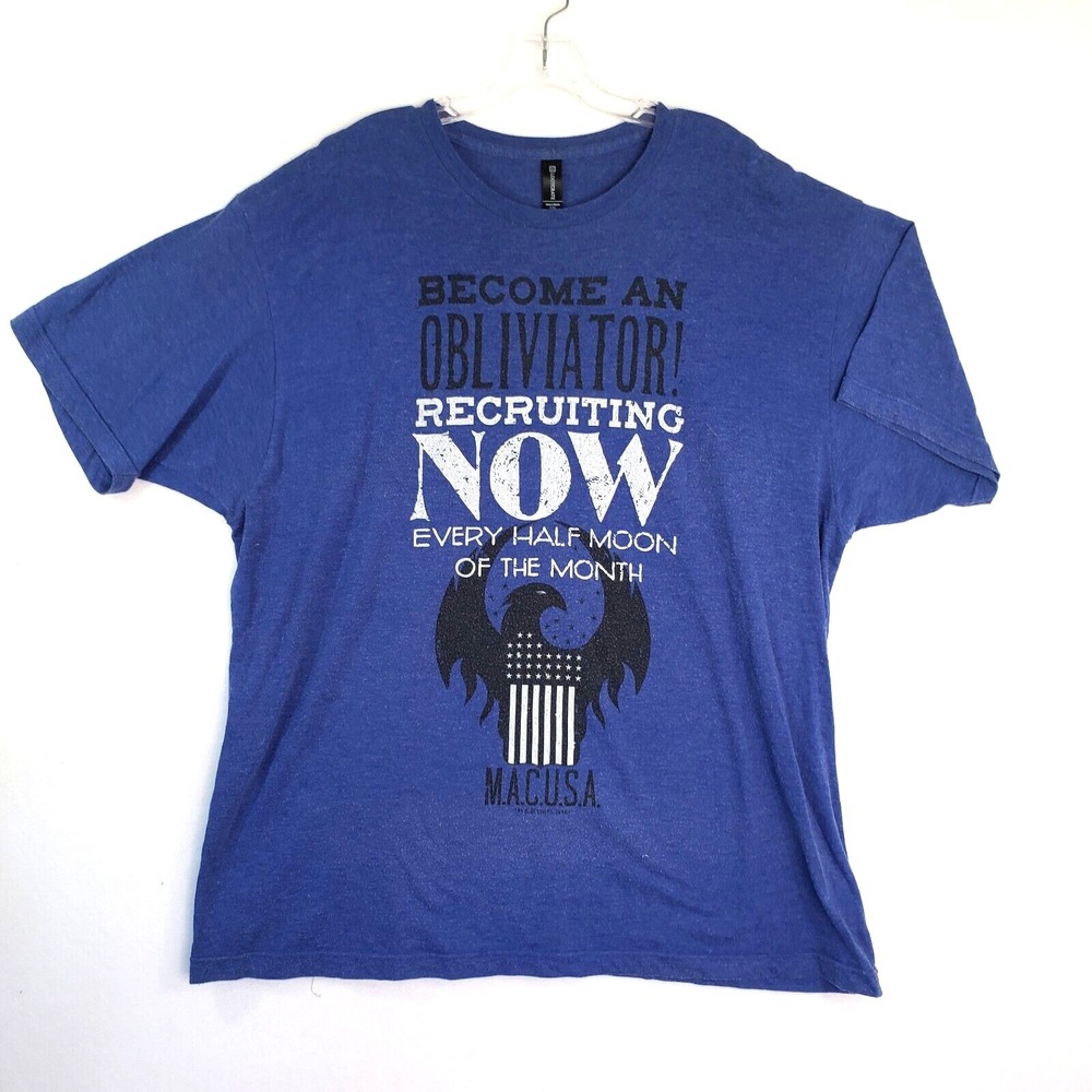 Loot Crate Graphic T-Shirt Mens XXL Fantastic Beasts Oblivator Recruiting Now